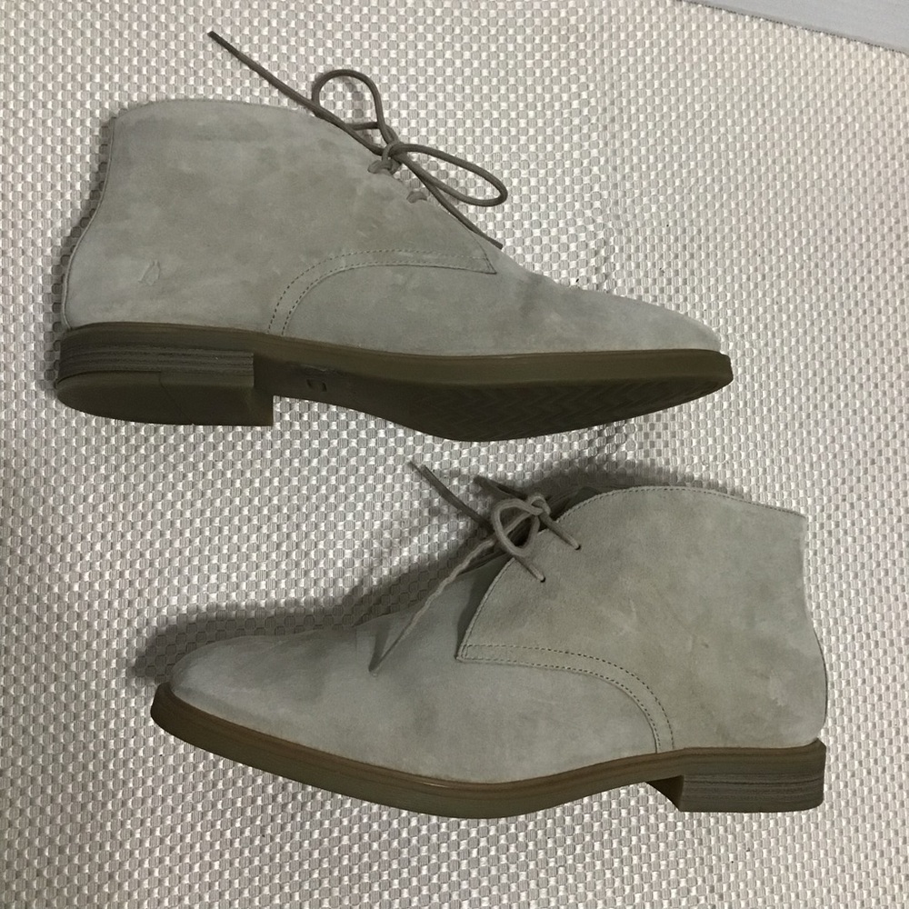Hush‎ Puppies Women's Size 11 Taupe Chukka Ankle Made In India Boot old Money - Picture 5 of 9